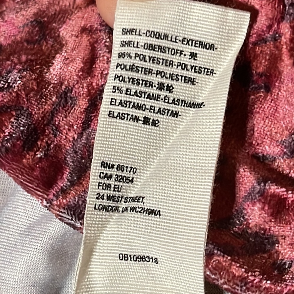 Free people velour long sleeve top - Picture 10 of 10
